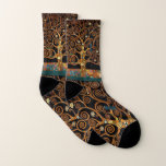 Gustav Klimt, Tree of Life, Socks<br><div class="desc">Gustav Klimt, Tree of Life, Socks</div>
