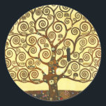 Gustav Klimt Tree of Life Stickers<br><div class="desc">Gustav Klimt Tree of Life stickers. A symbolic painting from Gustav Klimt’s golden phase completed in 1909. A great gift for fans of art nouveau,  Gustav Klimt,  and symbolic painting.</div>