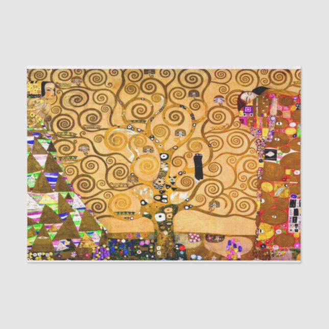 Gustav Klimt Tree of Life Tissue Paper (Front)