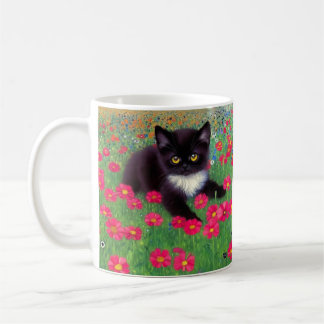 Gustav Klimt Tuxedo Cat Coffee Mug