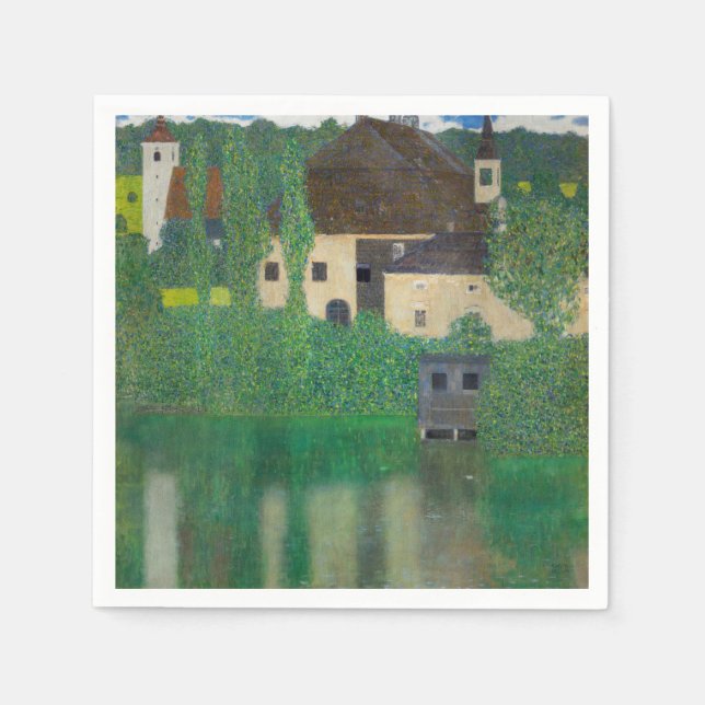 Gustav Klimt - Water Castle Napkin (Front)