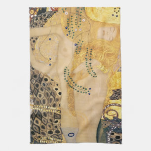 Gustav Klimt - Water Serpents I Kitchen Towel