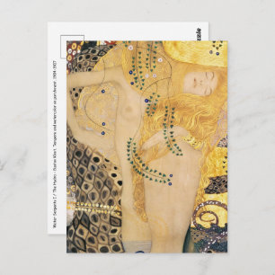 Gustav Klimt - Water Serpents I Postcard