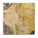 Gustav Klimt - Water Serpents I Tile<br><div class="desc">Water Serpents I / The Hydra - Gustav Klimt,  Tempera and watercolor on parchment,  1904-1907</div>