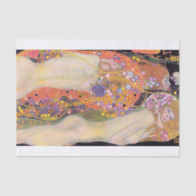 Gustav Klimt | Water Serpents II (1907) Tissue Paper (Front)