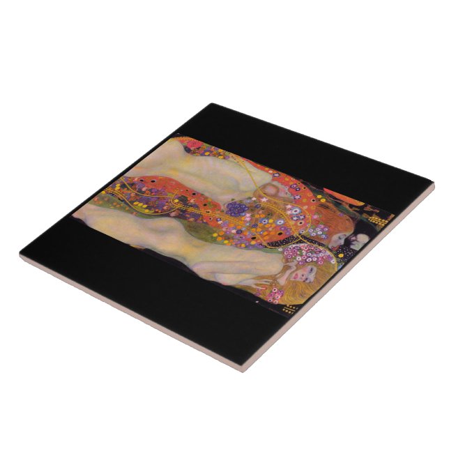 Gustav Klimt , "Water Serpents II (girlfriends)" Tile (Side)