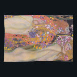 Gustav Klimt - Water Serpents II Kitchen Towel<br><div class="desc">Water Serpents II / Wasserschlangen II - Gustav Klimt,  Oil on canvas,  1904-1907</div>