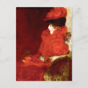 Gustav Klimt, WOMAN IN AN ARMCHAIR  Postcard