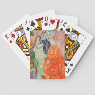 Gustav Klimt - Women Friends Playing Cards