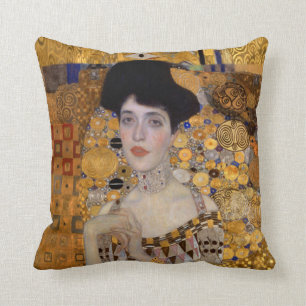 Gustav Klimt Women Throw Pillow