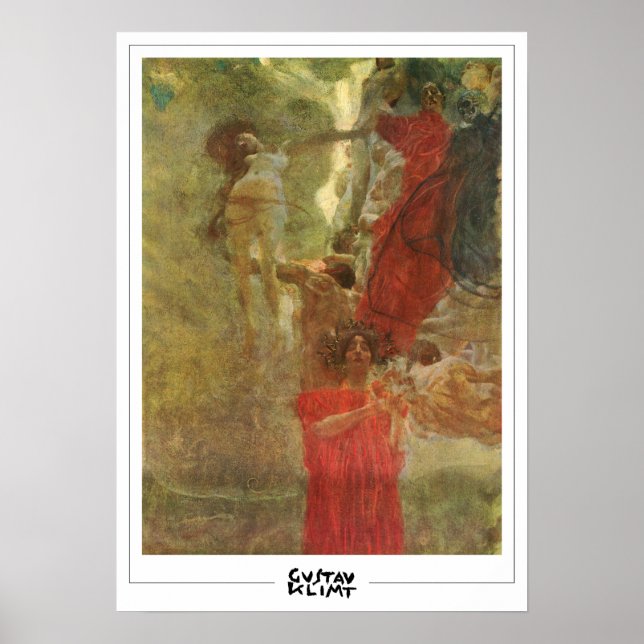 Gustav Klimt Zedign Art Poster #562 (Front)