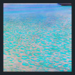 Gustav Klimt's Attersee  famous painting.  Poster<br><div class="desc">Gustav Klimt's Attersee  famous painting.  Poster.</div>
