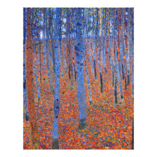 Gustav Klimt's Beech Grove I famous painting Photo Print