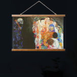 Gustav Klimt's Death and Life painting.  Hanging Tapestry<br><div class="desc">Gustav Klimt's Death and Life painting. Hanging Tapestry.</div>