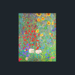Gustav Klimt's Farm Garden with Sunflowers   Canvas Print<br><div class="desc">Gustav Klimt's Farm Garden with Sunflowers Canvas Print .</div>