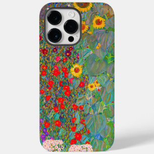 Gustav Klimt's Farm Garden with Sunflowers  Case-Mate iPhone 14 Pro Max Case