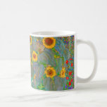 Gustav Klimt's Farm Garden with Sunflowers   Coffee Mug<br><div class="desc">Gustav Klimt's Farm Garden with Sunflowers  Coffee Mug.</div>