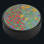 Gustav Klimt's Farm Garden with Sunflowers    Hockey Puck<br><div class="desc">Gustav Klimt's Farm Garden with Sunflowers  Hockey Puck.</div>