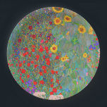 Gustav Klimt's Farm Garden with Sunflowers Paper Plate<br><div class="desc">Gustav Klimt's Farm Garden with Sunflowers Paper Plates.</div>