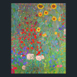 Gustav Klimt's Farm Garden with Sunflowers  Photo Print<br><div class="desc">Gustav Klimt's Farm Garden with Sunflowers  grocery bag.</div>