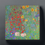 Gustav Klimt's Farm Garden with Sunflowers Plaque<br><div class="desc">Gustav Klimt's Farm Garden with Sunflowers plaque .</div>