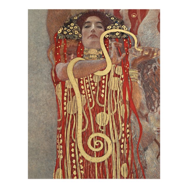 Gustav Klimt's Hygieia famous painting.   Photo Print (Front)