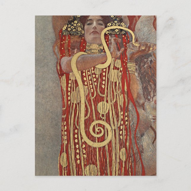 Gustav Klimt's Hygieia Postcard (Front)