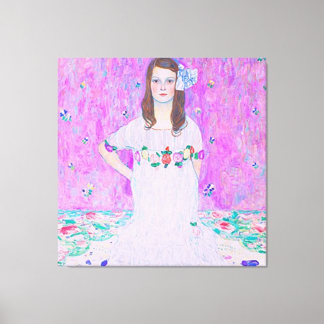 Gustav Klimt's Mäda Primavesi paintng   Canvas Print (Front)