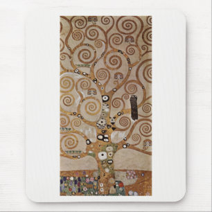 Gustav Klimt's Painting "The Tree of Life"  (1909) Mouse Pad