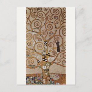 Gustav Klimt's Painting "The Tree of Life"  (1909) Postcard