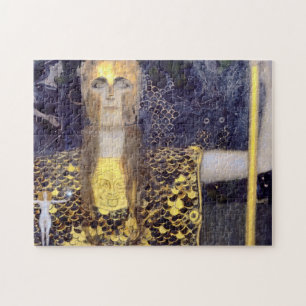 Gustav Klimt's Pallas Athena famous painting Jigsaw Puzzle