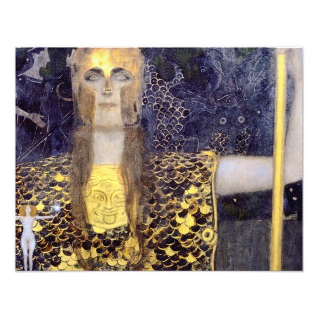 Gustav Klimt's Pallas Athena famous painting  Photo Print (Front)