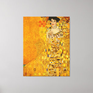 Gustav Klimt's Portrait of Adele Bloch-Bauer I   Canvas Print