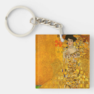 Gustav Klimt's Portrait of Adele Bloch-Bauer I Keychain