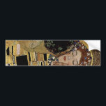 Gustav Klimt's The Kiss Detail (circa 1908) Bumper Sticker<br><div class="desc">A classic artwork that has passed into the public domain and makes wonderful gifts and other products. One of Gustav Klimt's most famous works, The Kiss features prominent use of gold leaf, and was inspired by the ornate style of ancient mosaics. Klimt (1862-1918) was one of the primary members of...</div>