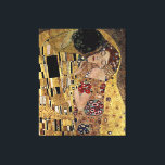 Gustav Klimt's The Kiss Detail (circa 1908) Canvas Print<br><div class="desc">A classic artwork that has passed into the public domain and makes wonderful gifts and other products. One of Gustav Klimt's most famous works, The Kiss features prominent use of gold leaf, and was inspired by the ornate style of ancient mosaics. Klimt (1862-1918) was one of the primary members of...</div>
