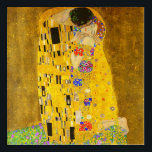 Gustav Klimt's The Kiss famous painting.   Acrylic Print<br><div class="desc">Gustav Klimt's The Kiss famous painting. Acrylic Print.
Famous Gustav Klimt painting.</div>