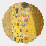 Gustav Klimt's The Kiss famous painting Balloon<br><div class="desc">Gustav Klimt's The Kiss famous painting  Balloon.
Famous Gustav Klimt painting.</div>