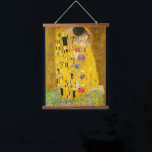 Gustav Klimt's The Kiss famous painting Hanging Tapestry<br><div class="desc">Gustav Klimt's The Kiss famous painting Hanging Tapestry.
Famous Gustav Klimt painting.</div>