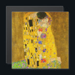 Gustav Klimt's The Kiss famous painting magnet<br><div class="desc">Gustav Klimt's The Kiss famous painting magnet. Famous Gustav Klimt painting.</div>