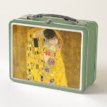 Gustav Klimt's The Kiss famous painting Metal Lunch Box<br><div class="desc">Gustav Klimt's The Kiss famous painting Metal Lunch Box.
Famous Gustav Klimt painting.</div>