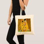 Gustav Klimt's The Kiss famous painting.  Tote Bag<br><div class="desc">Gustav Klimt's The Kiss famous painting. Tote Bag.
Famous Gustav Klimt painting.</div>