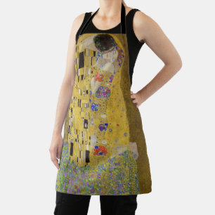 Gustav Klimt's The Kiss Painting Art  Apron