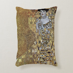 Gustav Klimt's The Lady in Gold, Adele Bloch-Bauer Accent Pillow