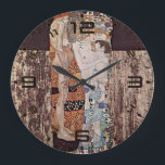 Gustav Klimt's The Three Ages of the Woman Large Clock<br><div class="desc">Time slows when art speaks to the heart. This Klimt-inspired wall clock wraps your space in warmth,  love,  and meaning,  turning every glance into a quiet moment of calm. Golden Art Nouveau details elevate your home while reminding you what truly matters—connection,  beauty,  and time well spent.</div>