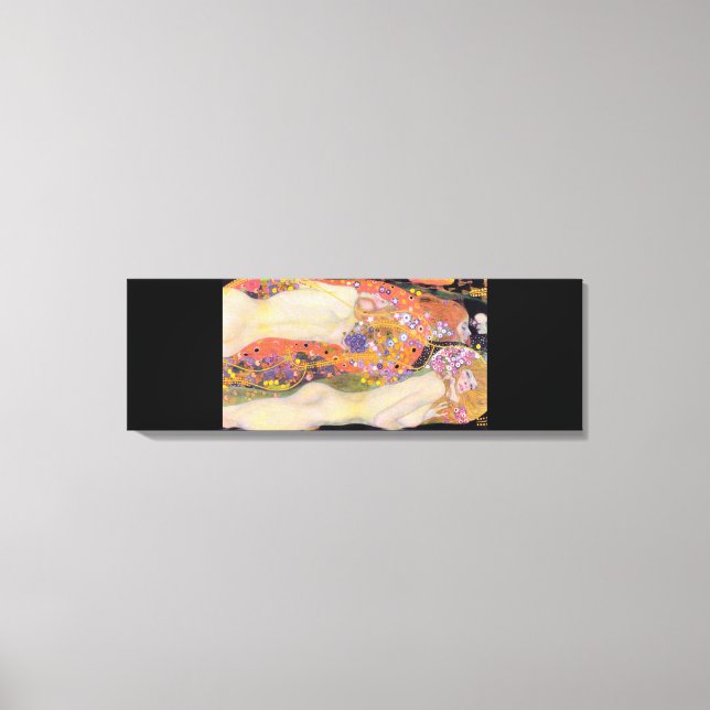 Gustav Klimt's Water Serpents II (1907) Canvas Print (Front)