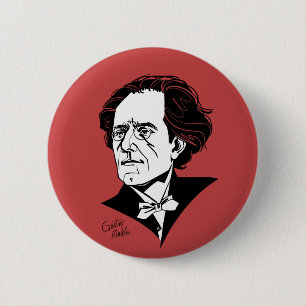 Gustav Mahler 2 Inch Round Button