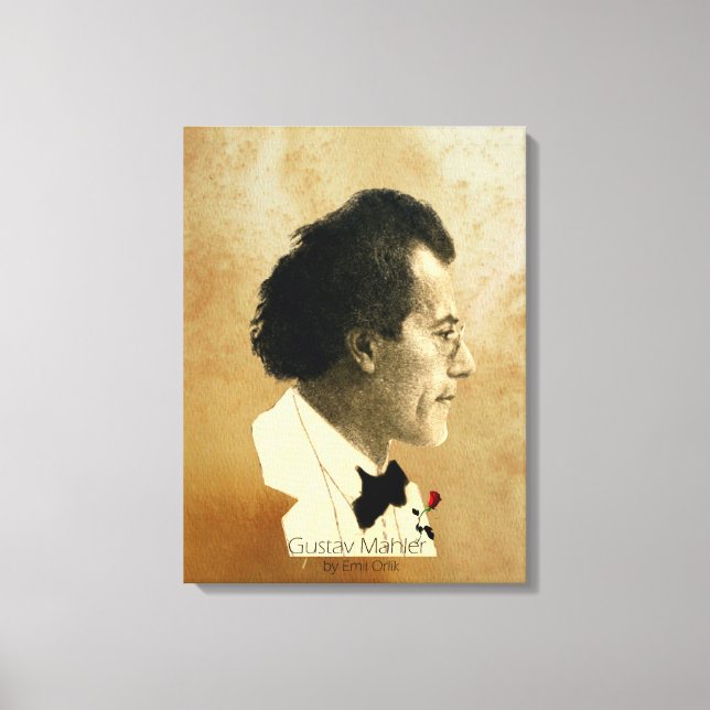 Gustav Mahler Canvas Print (Front)