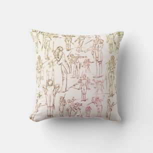 Gustav Mahler - Conducting Throw Pillow