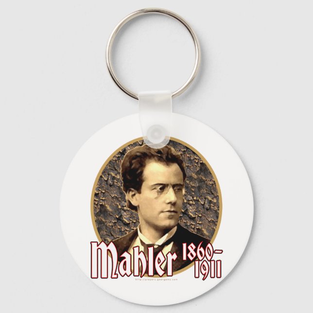 Gustav Mahler Keychain (Front)